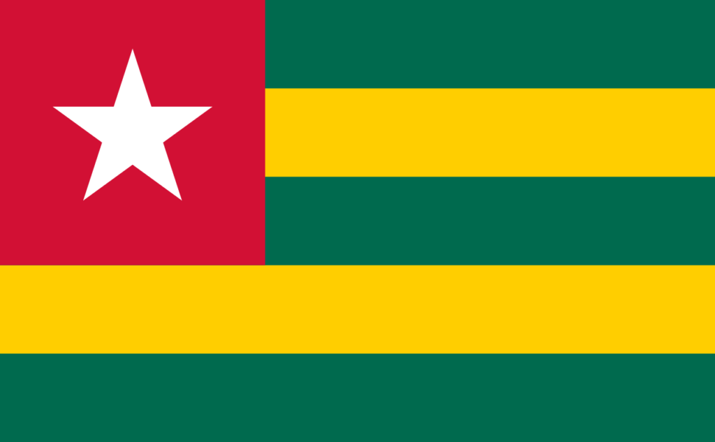 african flags togo flag