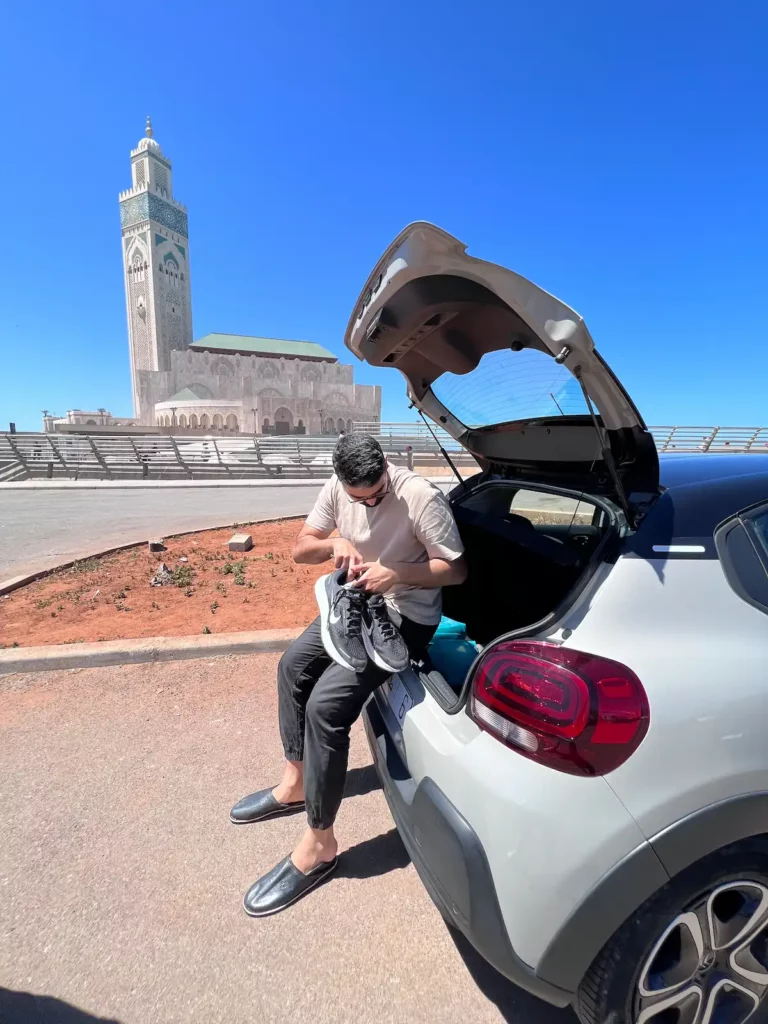 Hassan II mosque casablanca car parking