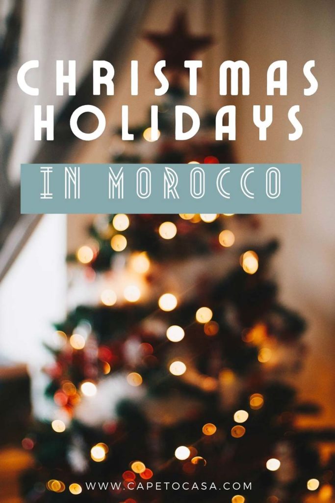 christmas in Morocco pin