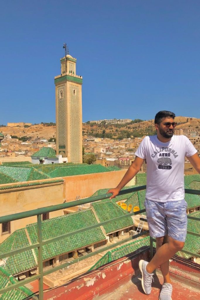 Al Qarawiyyin Mosque and University  rooftop fez morocco