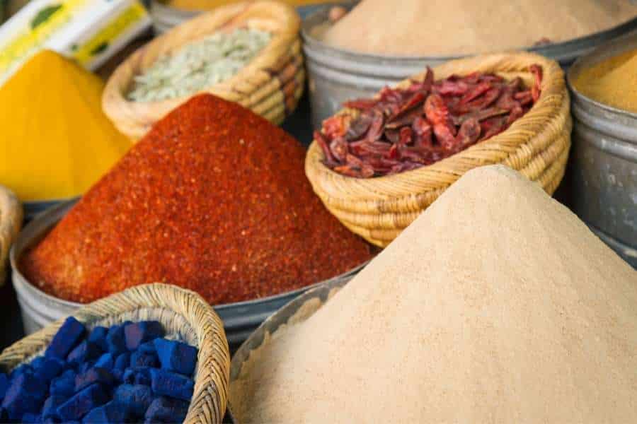 moroccan spices souvenirs to buy from Morocco