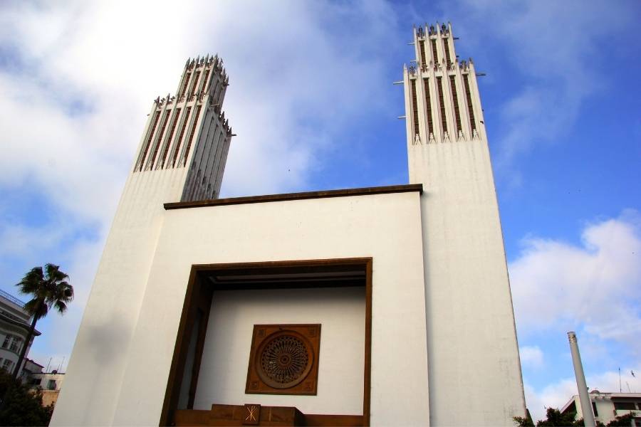 rabat morocco ville nouvelle cathedral
