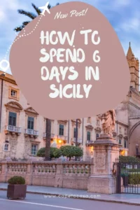 6 days sicily itinerary