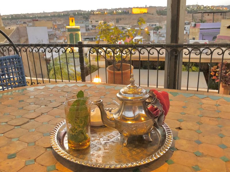 rooftop riad fez morocco